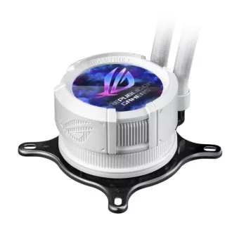 ASUS vodní chladič CPU AIO ROG STRIX LC III 360 ARGB LCD WHITE, 3x120mm, LCD Displej, LGA1851, AM5, bílá ASUS vodní chladič CPU AIO ROG STRIX LC III 360 ARGB LCD WHITE, 3x120mm, LCD Displej, LGA1851, AM5, bílá