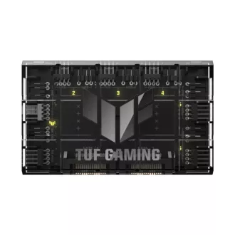 ASUS TUF GAMING ARGB FAN HUB, 6x ARGB Fan, 2x SATA, černá ASUS TUF GAMING ARGB FAN HUB, 6x ARGB Fan, 2x SATA, černá
