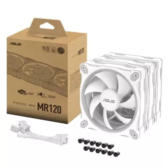 ASUS Ventilátor PRIME MR120 ARGB, 3x120mm, bílá ASUS Ventilátor PRIME MR120 ARGB, 3x120mm, bílá