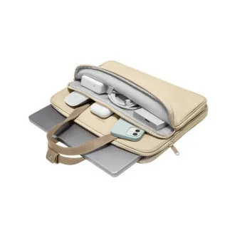 tomtoc Shoulder Bag - 14" a 13" MacBook Pro / Air, khaki tomtoc Shoulder Bag - 14" a 13" MacBook Pro / Air, khaki