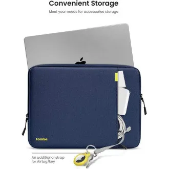 tomtoc Sleeve Kit - 13" MacBook Pro / Air, námořní modrá tomtoc Sleeve Kit - 13" MacBook Pro / Air, námořní modrá