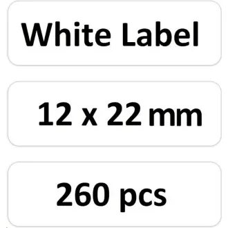 Niimbot štítky RP 12x22mm 260ks White pro D11 a D110