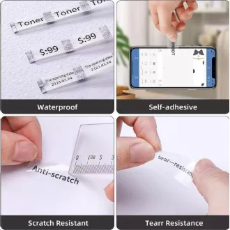 Niimbot štítky EP 14x30mm 210ks Transparent pro D11 a D110 Niimbot štítky EP 14x30mm 210ks Transparent pro D11 a D110