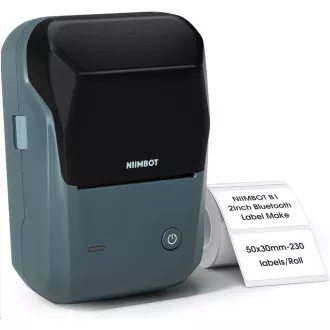 Niimbot Tiskárna štítků B1 Smart, lake blue + role štítků 210ks Niimbot Tiskárna štítků B1 Smart, lake blue + role štítků 210ks