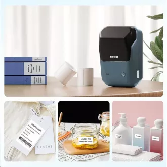 Niimbot Tiskárna štítků B1 Smart, lake blue + role štítků 210ks Niimbot Tiskárna štítků B1 Smart, lake blue + role štítků 210ks