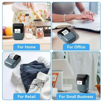 Niimbot Tiskárna štítků B1 Smart, lake blue + role štítků 210ks Niimbot Tiskárna štítků B1 Smart, lake blue + role štítků 210ks