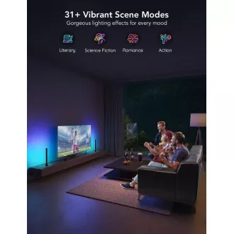 Govee SMART LED RGBIC Panel 38cm pro TV 43-75" - 2ks Govee SMART LED RGBIC Panel 38cm pro TV 43-75" - 2ks