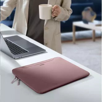 tomtoc Light-A21 Dual-color Slim Laptop Handbag, 13, 5 Inch - Raspberry tomtoc Light-A21 Dual-color Slim Laptop Handbag, 13, 5 Inch - Raspberry