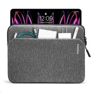tomtoc Sleeve - 10, 9" iPad / 11" iPad Pro, šedá tomtoc Sleeve - 10, 9" iPad / 11" iPad Pro, šedá