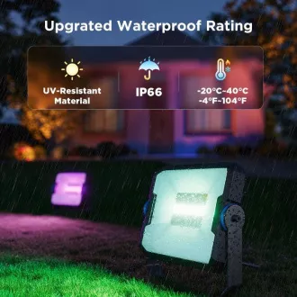 Govee Flood Lights 2 venkovní SMART LED světla 4ks Govee Flood Lights 2 venkovní SMART LED světla 4ks