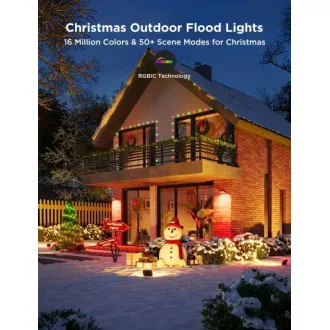 Govee Flood Lights 2 venkovní SMART LED světla 4ks Govee Flood Lights 2 venkovní SMART LED světla 4ks