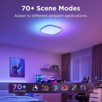 Govee RGBICWW Smart čtverhranné stropní světlo 2400lm 30cm Matter Govee RGBICWW Smart čtverhranné stropní světlo 2400lm 30cm Matter