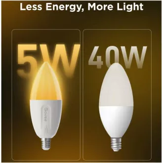 Govee Smart žárovka RGBWW 5W-50W 450lm E14 Long Life 2ks Matter