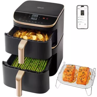 Cosori Turbo Tower Pro chytrá horkovzdušná fritéza 10, 8l černá Cosori Turbo Tower Pro chytrá horkovzdušná fritéza 10, 8l černá