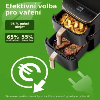 Cosori Turbo Tower Pro chytrá horkovzdušná fritéza 10, 8l černá Cosori Turbo Tower Pro chytrá horkovzdušná fritéza 10, 8l černá