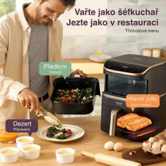 Cosori Turbo Tower Pro chytrá horkovzdušná fritéza 10, 8l černá Cosori Turbo Tower Pro chytrá horkovzdušná fritéza 10, 8l černá