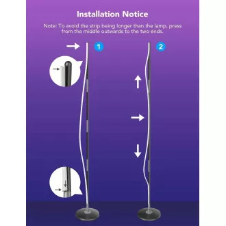 Govee RGBW Floor Lamp Lite stojací lampa Matter Govee RGBW Floor Lamp Lite stojací lampa Matter