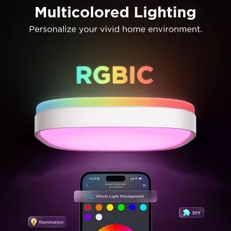 Govee RGBICWW Smart kulaté stropní světlo 2400lm 30cm Matter