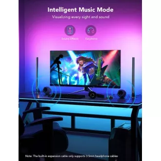 Govee Smart Gaming WiFi LED Panely + Smart Dual ovladač White Govee Smart Gaming WiFi LED Panely + Smart Dual ovladač White