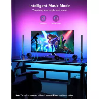 Govee Smart Gaming WiFi LED Panely + Smart Dual ovladač White Govee Smart Gaming WiFi LED Panely + Smart Dual ovladač White