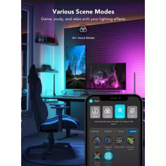 Govee Smart Gaming WiFi LED Panely + Smart Dual ovladač White Govee Smart Gaming WiFi LED Panely + Smart Dual ovladač White