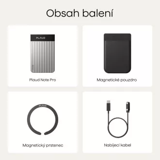 PLAUD Note PRO Silver - AI hlasový záznamník PLAUD Note PRO Silver - AI hlasový záznamník