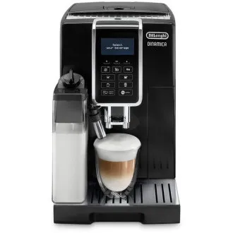 DeLonghi Dinamica ECAM 350.55.B automatický kávovar, 15 bar, vestavěný mlýnek, mléčný systém, zásobník na mletou kávu DeLonghi Dinamica ECAM 350.55.B automatický kávovar, 15 bar, vestavěný mlýnek, mléčný systém, zásobník na mletou kávu