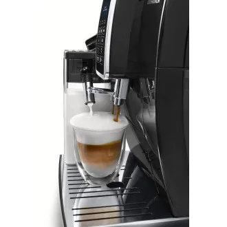 DeLonghi Dinamica ECAM 350.55.B automatický kávovar, 15 bar, vestavěný mlýnek, mléčný systém, zásobník na mletou kávu DeLonghi Dinamica ECAM 350.55.B automatický kávovar, 15 bar, vestavěný mlýnek, mléčný systém, zásobník na mletou kávu
