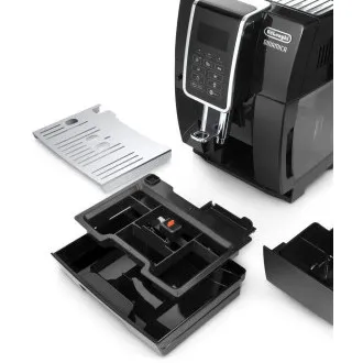 DeLonghi Dinamica ECAM 350.55.B automatický kávovar, 15 bar, vestavěný mlýnek, mléčný systém, zásobník na mletou kávu DeLonghi Dinamica ECAM 350.55.B automatický kávovar, 15 bar, vestavěný mlýnek, mléčný systém, zásobník na mletou kávu