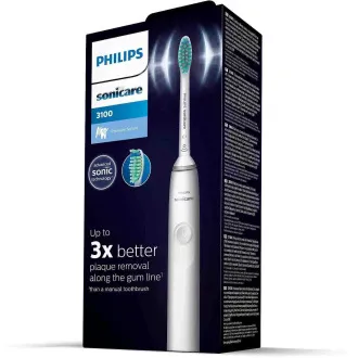 Philips Sonicare 3100 HX3671/13 elektrický zubní kartáček, 1 režim, časovač, tlakový senzor, bílý Philips Sonicare 3100 HX3671/13 elektrický zubní kartáček, 1 režim, časovač, tlakový senzor, bílý