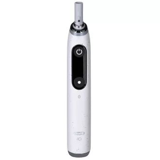 Oral-B iO 10 Stardust White elektrický zubní kartáček, magnetický, 7 režimů, displej, AI 3D sledování povrchu zubů, bílý Oral-B iO 10 Stardust White elektrický zubní kartáček, magnetický, 7 režimů, displej, AI 3D sledování povrchu zubů, bílý