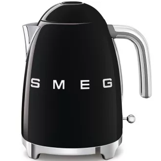 Smeg KLF03BLEU rychlovarná konvice, 1, 7 l, (7 šálků), 2400 W, styl 50. let, černá