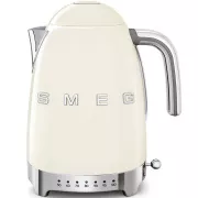 Smeg KLF04CREU rychlovarná konvice, 1, 7 l (7 šálků), 2400 W, styl 50. let, řízení teploty, 7 programů, krémová