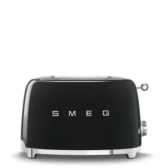 Smeg TSF01BLEU toustovač / topinkovač, 2 toasty, 6 úrovní opékání, zásuvka na drobky, styl. 50. let, černá Smeg TSF01BLEU toustovač / topinkovač, 2 toasty, 6 úrovní opékání, zásuvka na drobky, styl. 50. let, černá