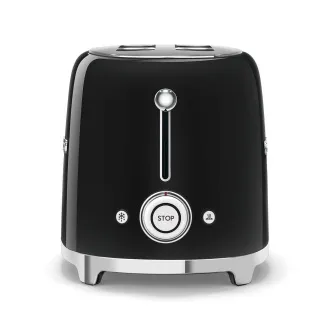 Smeg TSF01BLEU toustovač / topinkovač, 2 toasty, 6 úrovní opékání, zásuvka na drobky, styl. 50. let, černá Smeg TSF01BLEU toustovač / topinkovač, 2 toasty, 6 úrovní opékání, zásuvka na drobky, styl. 50. let, černá