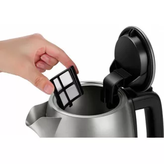 Philips HD9359/90 rychlovarná konvice, 1.7 l, 2200 W, regulace teploty, černá / stříbrná