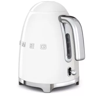 Smeg KLF03WHEU, rychlovarná konvice, 1, 7 l, (7 šálků), 2400 W, styl 50. let, bílá Smeg KLF03WHEU, rychlovarná konvice, 1, 7 l, (7 šálků), 2400 W, styl 50. let, bílá