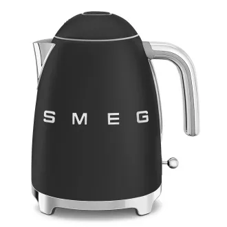 Smeg KLF03BLMEU, rychlovarná konvice, 1, 7 l, (7 šálků), 2400 W, styl 50. let, matná černá Smeg KLF03BLMEU, rychlovarná konvice, 1, 7 l, (7 šálků), 2400 W, styl 50. let, matná černá