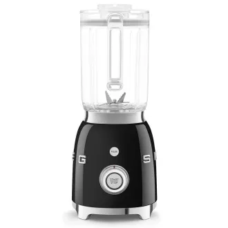 Smeg BLF03BLEU mixér, 800 W, 4 programy, funkce pulse, 18000 RPM, nerezové ostří, Ice crush, 50's Style, černý Smeg BLF03BLEU mixér, 800 W, 4 programy, funkce pulse, 18000 RPM, nerezové ostří, Ice crush, 50's Style, černý