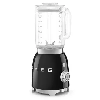 Smeg BLF03BLEU mixér, 800 W, 4 programy, funkce pulse, 18000 RPM, nerezové ostří, Ice crush, 50's Style, černý Smeg BLF03BLEU mixér, 800 W, 4 programy, funkce pulse, 18000 RPM, nerezové ostří, Ice crush, 50's Style, černý