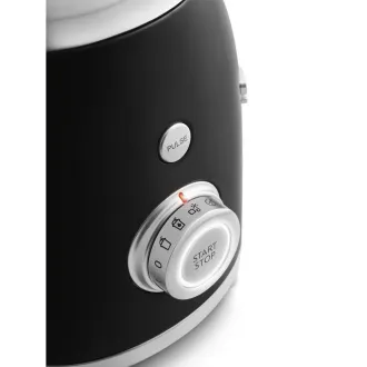 Smeg BLF03BLEU mixér, 800 W, 4 programy, funkce pulse, 18000 RPM, nerezové ostří, Ice crush, 50's Style, černý Smeg BLF03BLEU mixér, 800 W, 4 programy, funkce pulse, 18000 RPM, nerezové ostří, Ice crush, 50's Style, černý