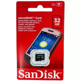 SanDisk MicroSDHC karta 32GB (Class 4) SanDisk MicroSDHC karta 32GB (Class 4)