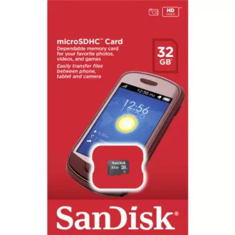 SanDisk MicroSDHC karta 32GB (Class 4) SanDisk MicroSDHC karta 32GB (Class 4)