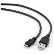 GEMBIRD Kabel USB 2.0 A-Micro B propojovací 1, 8m (černý)