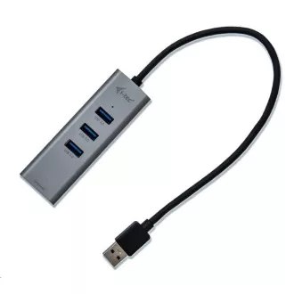 i-tec USB 3.0 Metal HUB 3 Port + Gigabit Ethernet Adapter i-tec USB 3.0 Metal HUB 3 Port + Gigabit Ethernet Adapter