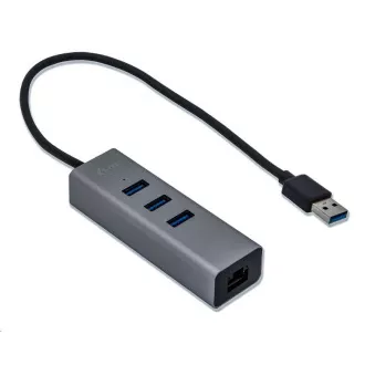 i-tec USB 3.0 Metal HUB 3 Port + Gigabit Ethernet Adapter i-tec USB 3.0 Metal HUB 3 Port + Gigabit Ethernet Adapter