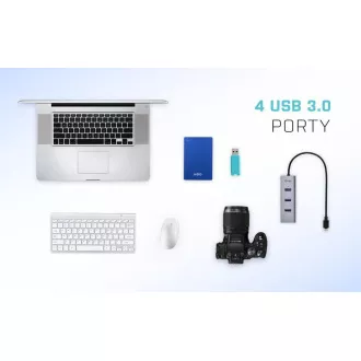 i-tec USB-C Metal 4-portový HUB i-tec USB-C Metal 4-portový HUB