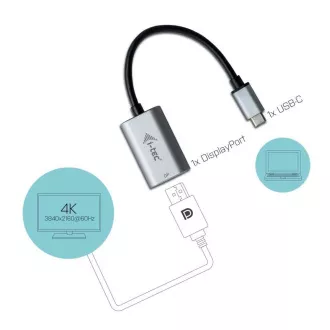 i-tec USB-C Metal Display port Adapter 60Hz i-tec USB-C Metal Display port Adapter 60Hz