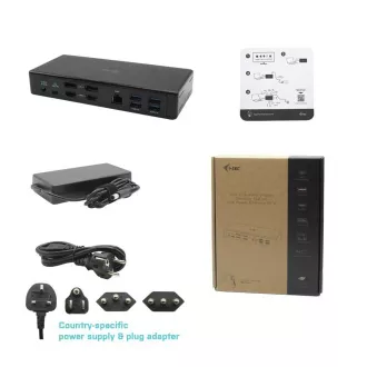 i-tec USB-C Quattro Display Docking Station s Power Delivery 85 W
