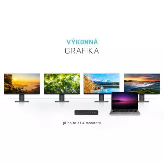 i-tec USB-C Quattro Display Docking Station s Power Delivery 85 W